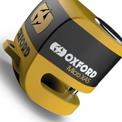 Blokada tarczy hamulcowej z alarmem Alpha XA5 PIN 5.5mm żółty fluo Oxford | LK213