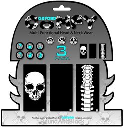 Kołnierz wielofunkcyjny wiatroodporny Comfy Skeleton Oxford (3 sztuki) | NW105