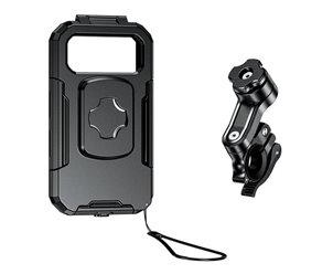 Wodoodporny uchwyt motocyklowy na telefon z tłumikiem drgań eXtreme | WOD000040