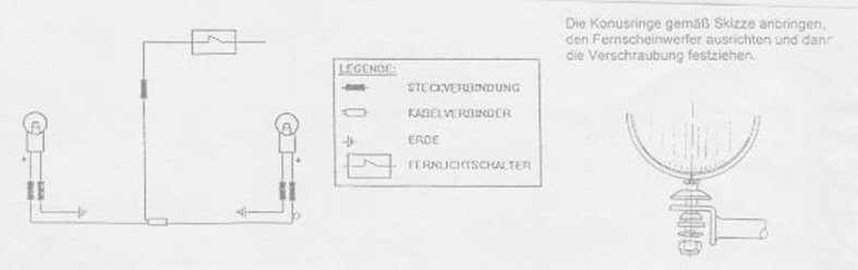 Zestaw lamp bocznych, dodatkowych Kawasaki VN 800 Classic 1996-1999 Hepco Becker | 400275 00 02