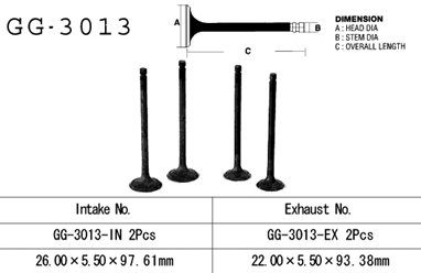 ZAWÓR SSĄCY SUZUKI GZ 250 99-10, GN 250, DR 250, LT 300 E 87-89 (OEM: 12911-38200) (1SZT.) (Made in Japan) VESRAH