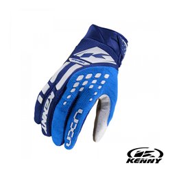 Rękawice Cross/Enduro Track Blue/Biały Rozmiar XL Kenny Racing | 251-2803011-1102