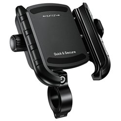 Antywibracyjny uchwyt motocyklowy na telefon na kierownicę od 22 do 32mm | UCH000250