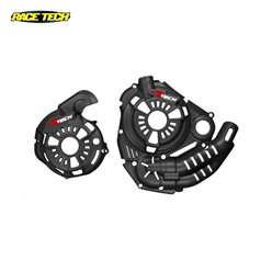 Boczne osłony silnika z technopolimeru komplet T7 REVOLUTION Yamaha Tenere 700 Czarny Racetech | PRMT7NR0024