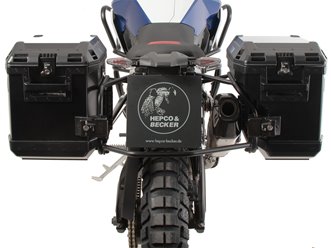 Stelaż kufrów bocznych Cutout + kufry Xplorer BMW F 900 GS 2024-2026 Hepco & Becker | 6516534 00 01-01-40