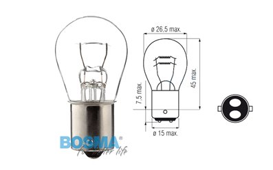 Żarówka BOSMA 12V 21W BA15s P21W (1529) OP 10 SZT