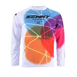 Koszulka Force Sphere biały/niebieski / pomarańczowy L Kenny Racing | 241-3504011-5633