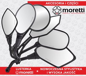 LUSTERKA jeden gwint lewy, drugi prawy (ŚREDNICA GWINTU 10MM) Yamaha z homo