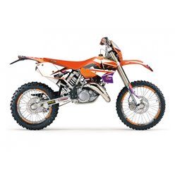 Komplet naklejek KTM EXC/EXC-F, SX/SX-F DREAM 5 Pomarańczowy czarny Blackbird | E2517AB