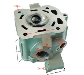 Głowica ATV Bashan 250cc pusta