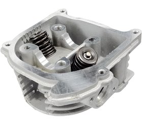 Głowica Moretti do skutera 4T 50cc 139QMB bez zaworu recyrkulacji krótkie zawory