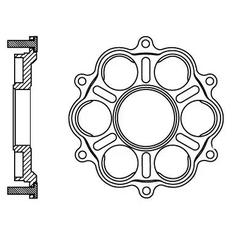 Adapter zębatki tylnej DUCATI PANIGALE/S/R 1199 '12-'15, 1299 '15-'16, MONSTER 1200 '14-'16