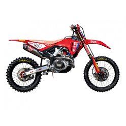 Komplet naklejek Honda CRF 250R, CRF 450R Replica Team HRC Czerwony czarny Blackbird | E2150R24