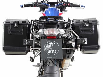 Stelaż kufrów bocznych XplorerCutout + kufry Xplorer BMW R 1250 GS 2018-2023 Hepco Becker | 6516514 00 22-01-40