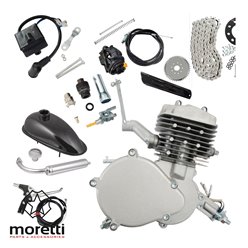 Mocny silnik do roweru 80 cm3 2T, zestaw do roweru spalinowego Moretti