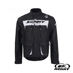 Kenny Racing Kurtka Adventure/Enduro Track Black Czarny/Biały XL | 251-3704010-5709