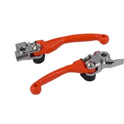 Zestaw dźwignia sprzęgła i hamulca KTM SX 250, EXC 250/300, SX-F/EXC-F, Husqvarna FC OEM Pomarańczowy Polisport | 8487200034