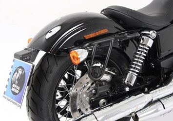 Stelaż na torby skórzane Harley-Davidson Dyna Low Rider / Wide Glide / Street Bob / Fat Bob Hepco Becker | 626726 00 01