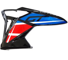 Obudowa baku górna lewa biała Barton GT 125