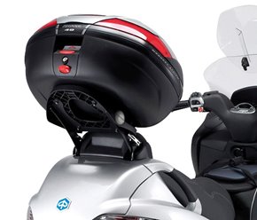Stelaż kufra centralnego uchylny Piaggio MP3 125 250 300 400 500 z płytą Monolock Kappa | KR134M