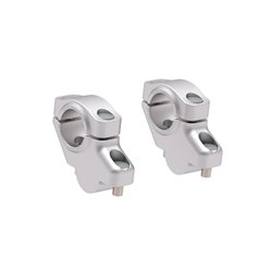 Podwyższenie kierownicy Yamaha Tracer 9 GT / GT+ / Y-AMT z przesunięciem 30 mm w górę, 21 mm w tył srebrne 2025-2026 Hepco & Becker | 42404585 00 09