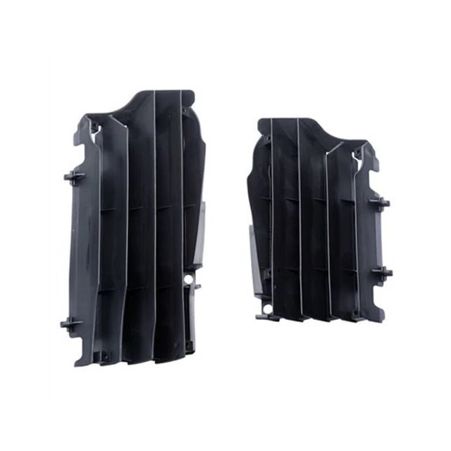 Osłony chłodnicy (kratki - komplet) Kawasaki KX 250F/450F czarny Polisport | 8457800001