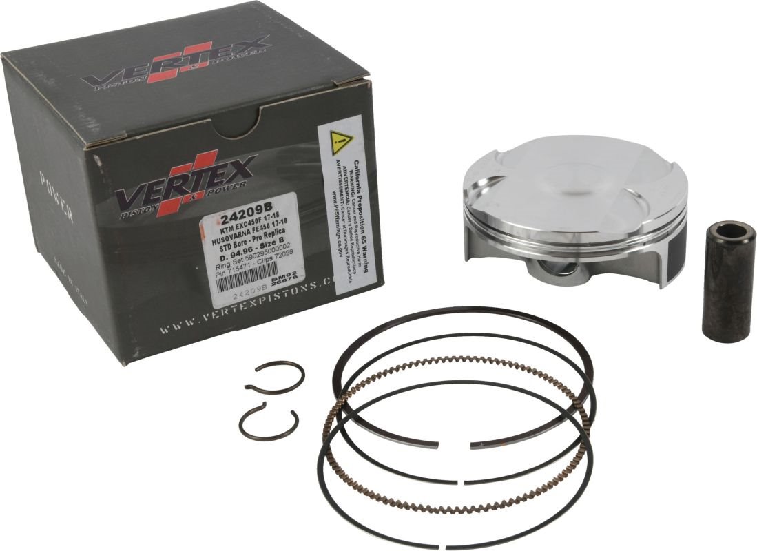 Tłok KTM EXCF 450, Husqvarna FE 450 (94,97mm, 11,8:1) Vertex | 24209C