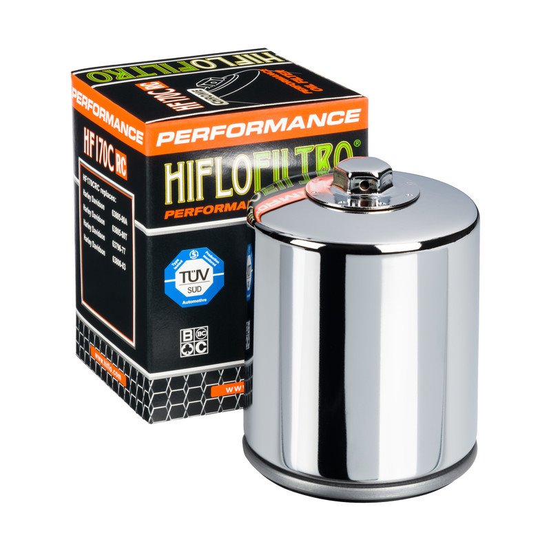 Filtr oleju HF170CRC Racing Harley-Davidson Chromowany HifloFiltro