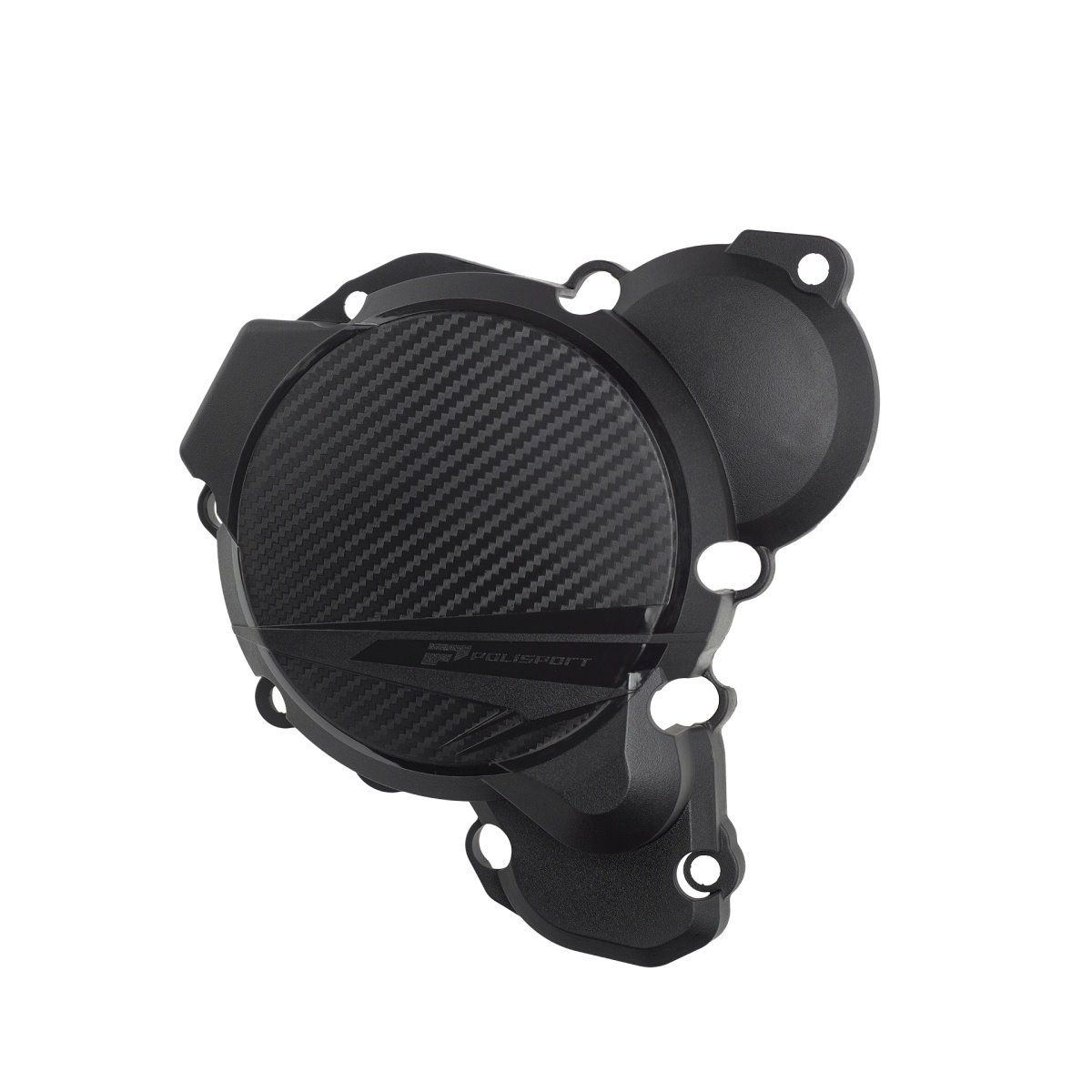 Osłona pokrywy alternatora KTM EXC/XC-W 250/300, Husqvarna TE 250/300, GAS GAS EC 250/300 kolor czarny Polisport | 8504400001