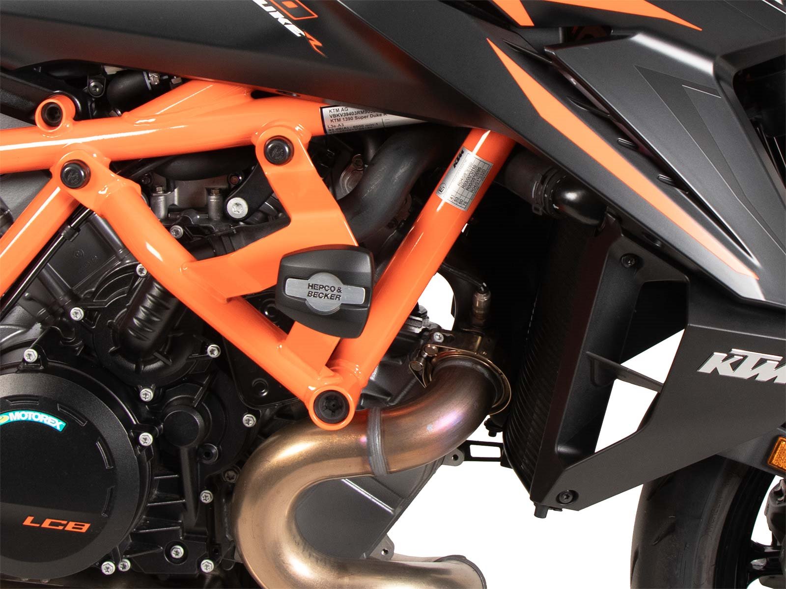 Gmole silnika, osłony, crashpady KTM 1390 Super Duke R 2024-2026 Hepco & Becker | 5017665 00 06