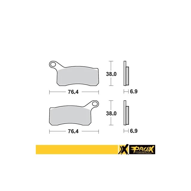Klocki hamulcowe KH462 KTM 450/505/525 SX/XC ATV Przód ProX | 37.217102