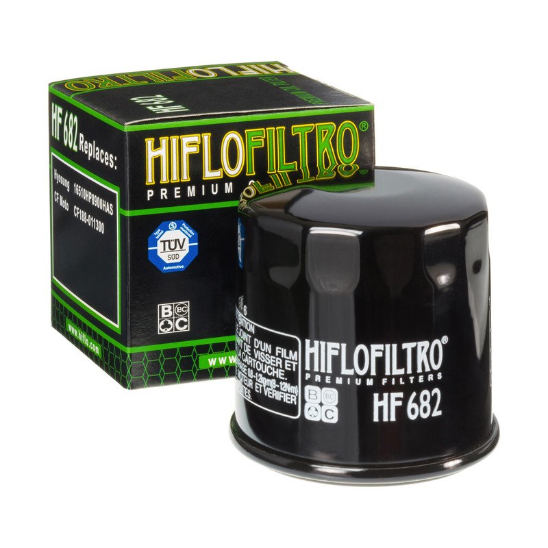 Filtr oleju HF682 Hyosung TE 450 ATV, CF Moto CF 450 MT/NK/SR, 650 MT/NK/TK, Quadzilla 500/600, Benelli TRK 702/X, Moto Morini X-Cape/Siemmezzo 650 HifloFiltro