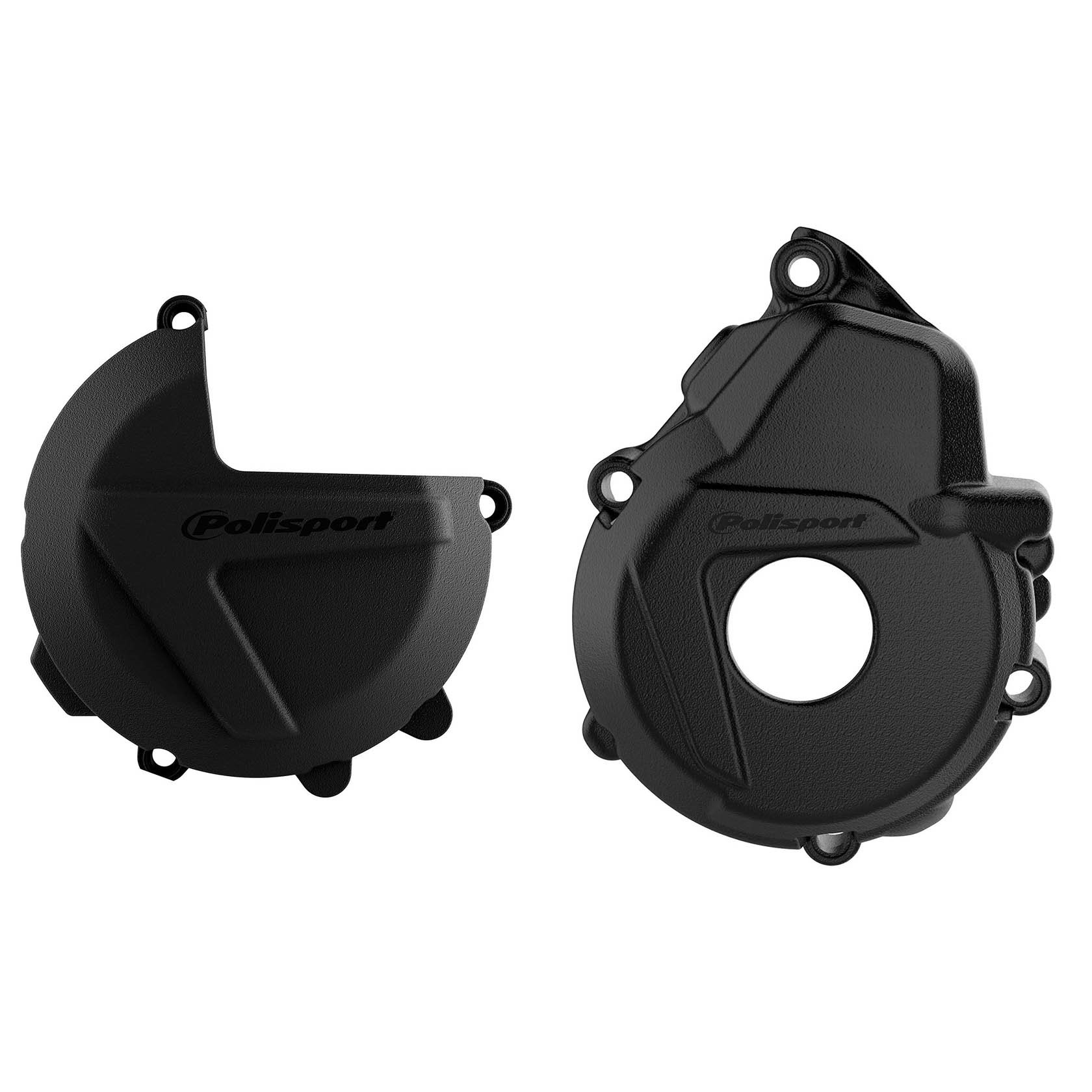 Zestaw osłon pokrywy alternatora, sprzęgła i pompy wody KTM EXC-F/XC-F 250/350, Husqvarna FC 250/350 Czarny Polisport | 90982