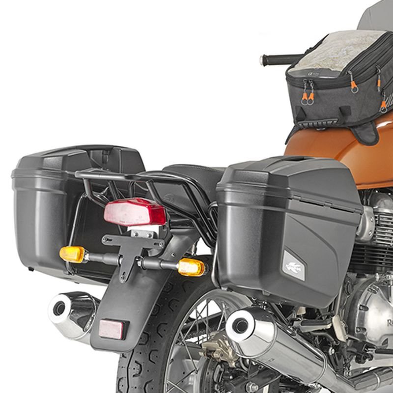 Stelaż kufrów bocznych Monokey Royal Enfield Interceptor 650 czarny Kappa | KL9051
