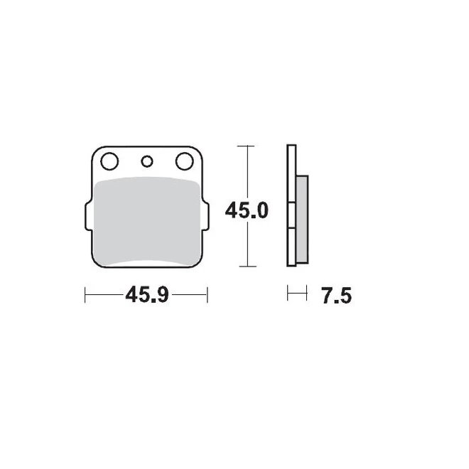 Klocki hamulcowe KH84 12 Kawasaki KX 65-80-85-100, Honda TRX 300-400 EX Moto-Master | M091412