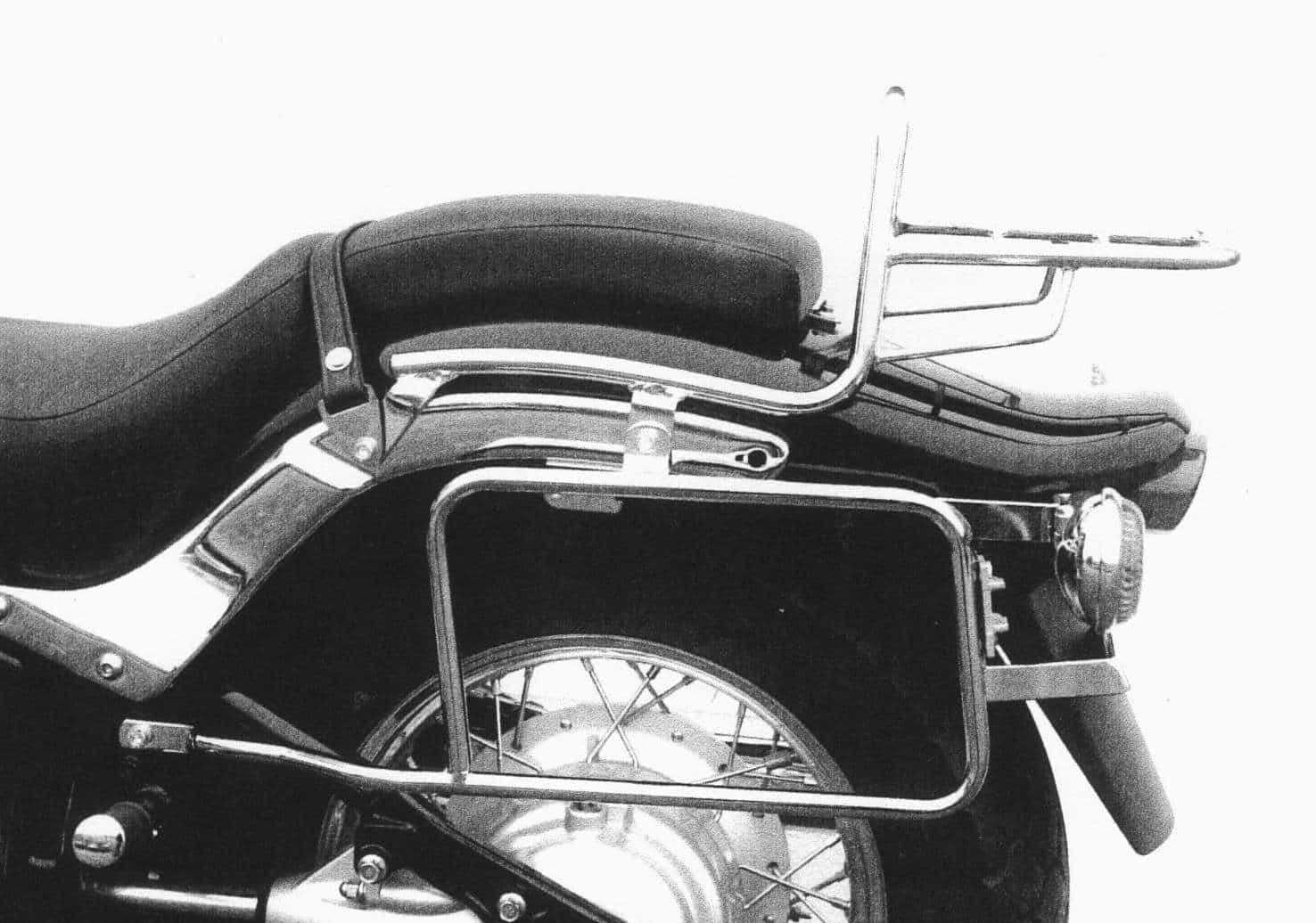 Stelaż pod kufer centralny Yamaha XVS 650 Drag Star 1996 - 2003 Hepco Becker | 650493 01 02