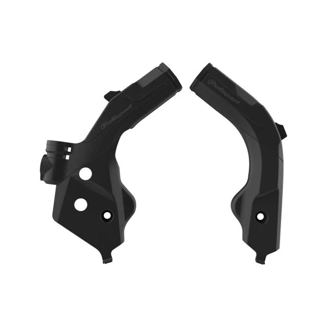 Osłony ramy (komplet) Husqvarna FC/TC, TE/FE; Gas Gas MC/MC-F/EC/EC-F CZARNY Polisport | 8470700001