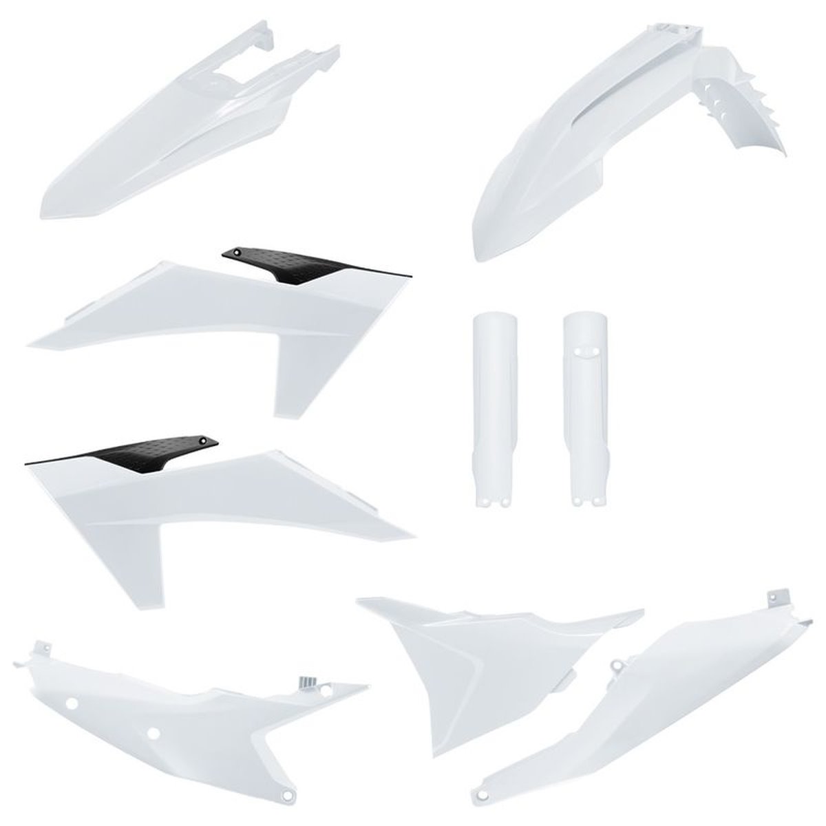 Komplet Plastików KTM EXC/EXC-F/XC-W/XC-WF TBI Biały Polisport | 91607
