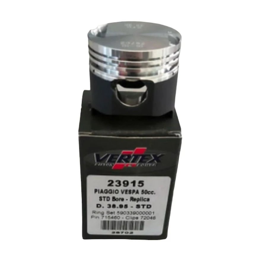 Tłok Piaggio Vespa Liberty 50, Zip 50, Aprilia Scarabeo 50 4T (39,75mm) (+0,80mm) Vertex | 23915080