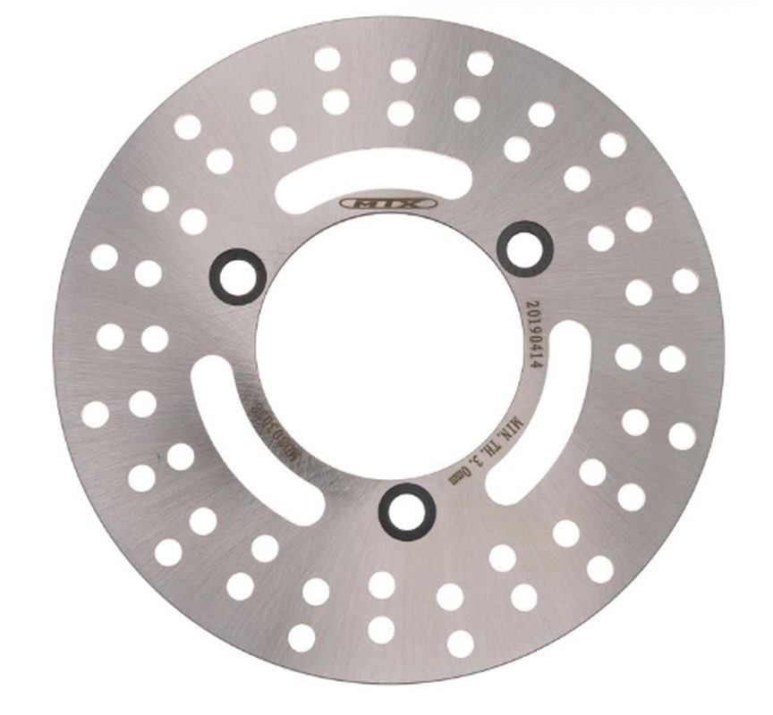 Tarcza hamulcowa przód Kawasaki KLF 300 Bayou, KLF 400, KVF 300 Prairie, KVF 400 (200x80x3,5mm) (3x10,5mm) MTX PARTS | MDS03058