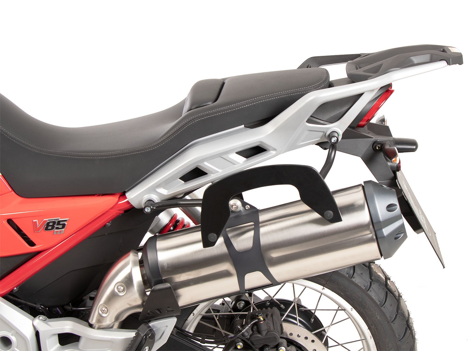 C-Bow Stelaż, uchwyt na torby boczne Moto Guzzi V 85 TT / Travel / Strad 2024-2026 Hepco & Becker | 630561 00 01
