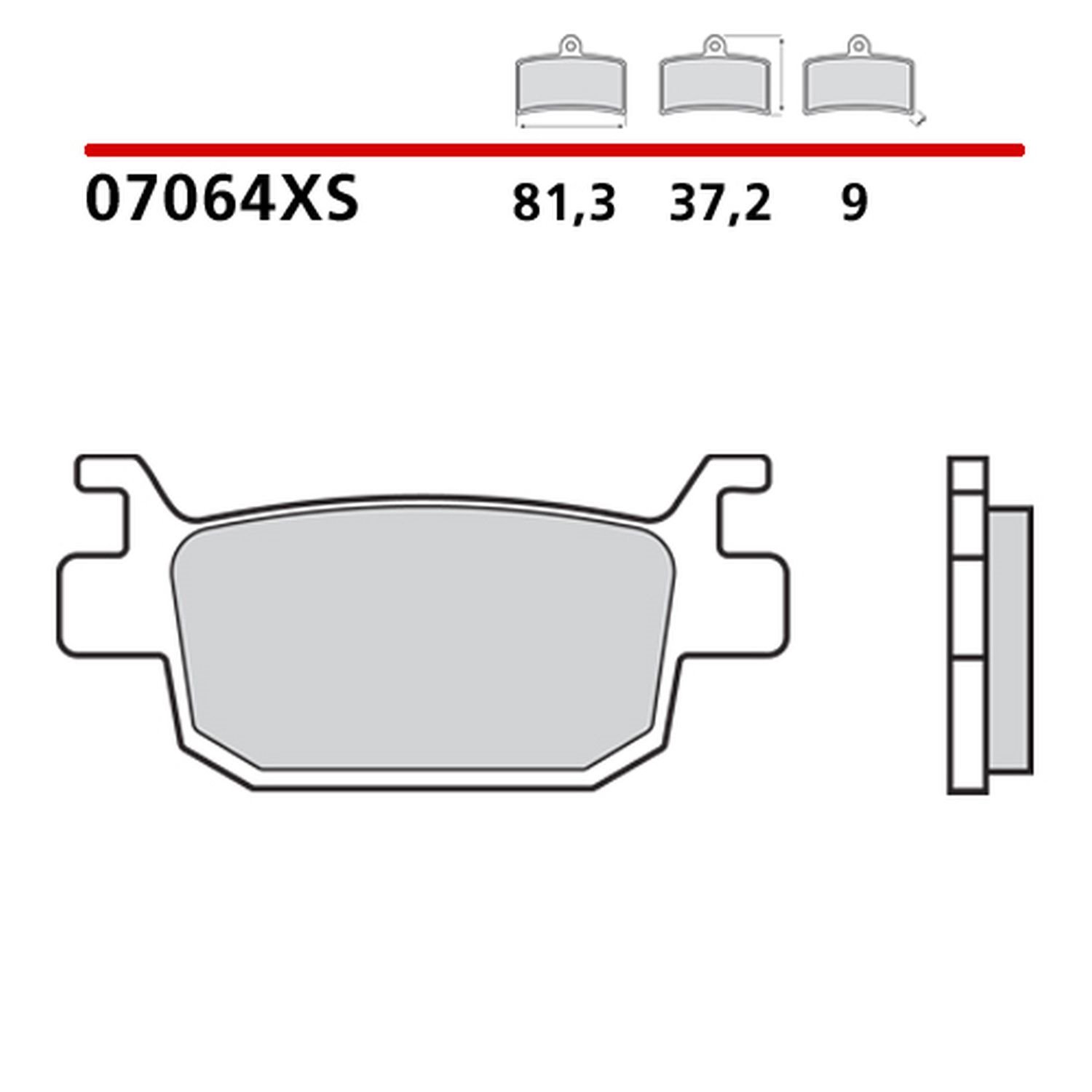 Klocki hamulcowe KH415 Road/Scooter Sinter XS Brembo | 07064XS