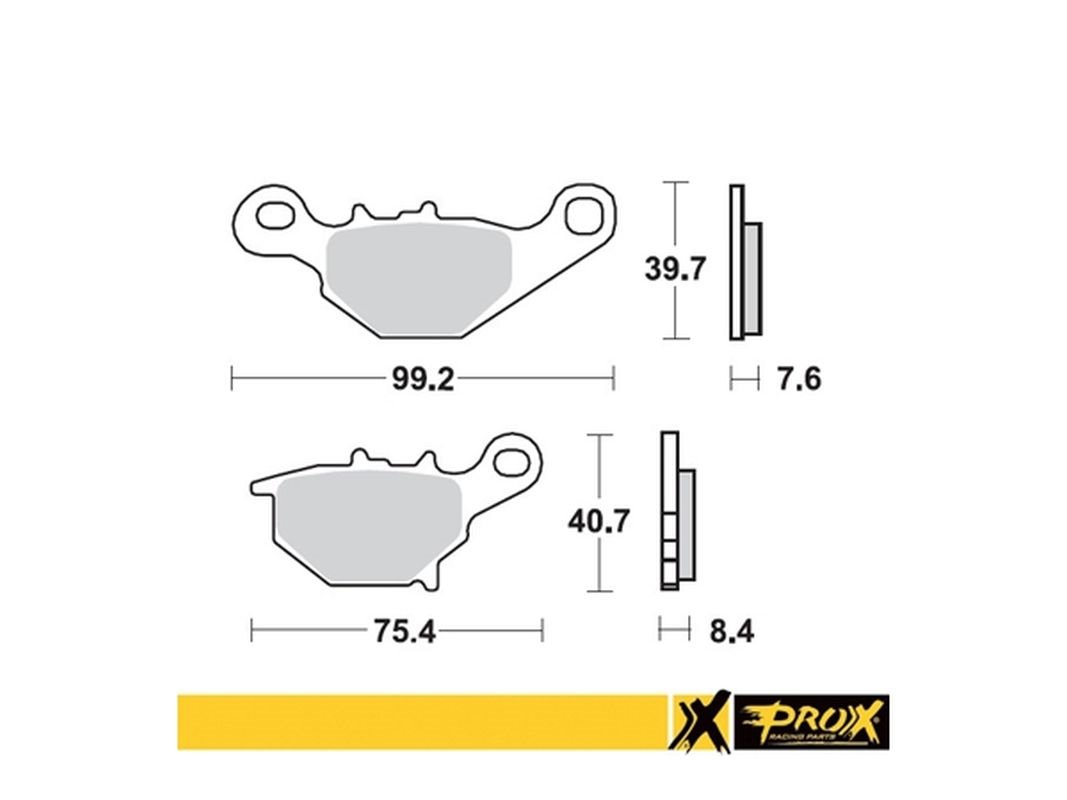 Klocki hamulcowe KH401 Suzuki RM 85 tył ProX | 37.204502