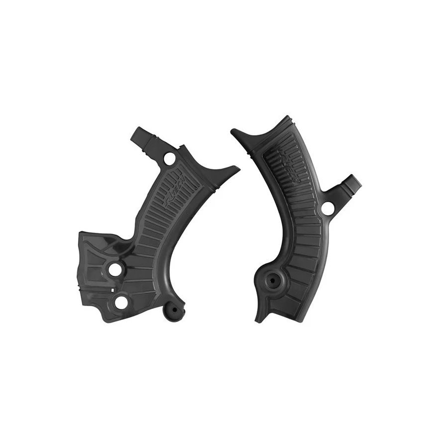 Osłony ramy BI-MATERIAL SUPER GRIP Yamaha WRF 250, WRF 450, YZF 250/450, YZ 250 FX/450 FX, Fantic XEF/XXF 250/450 Czarny RACETECH | PRTYZFNR001