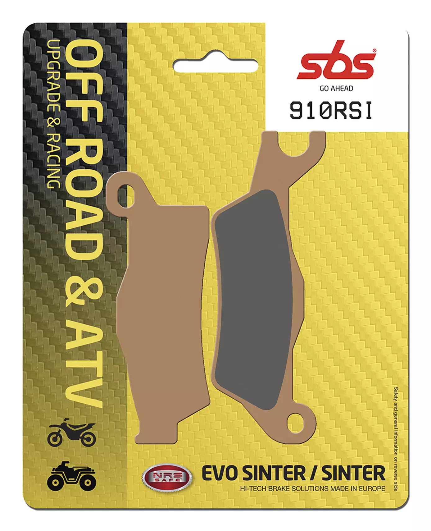 Klocki hamulcowe KH617 OFF-ROAD RACING SINTER CAN-AM Outlander 800/1000, Renegade 1000 Prawy Przód/Tył | 910RSI
