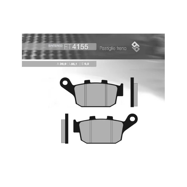 Klocki hamulcowe KH496 Honda CB 500R/X, CB 650F, CBR 650/CTX 700 Tył Brenta | BR4155