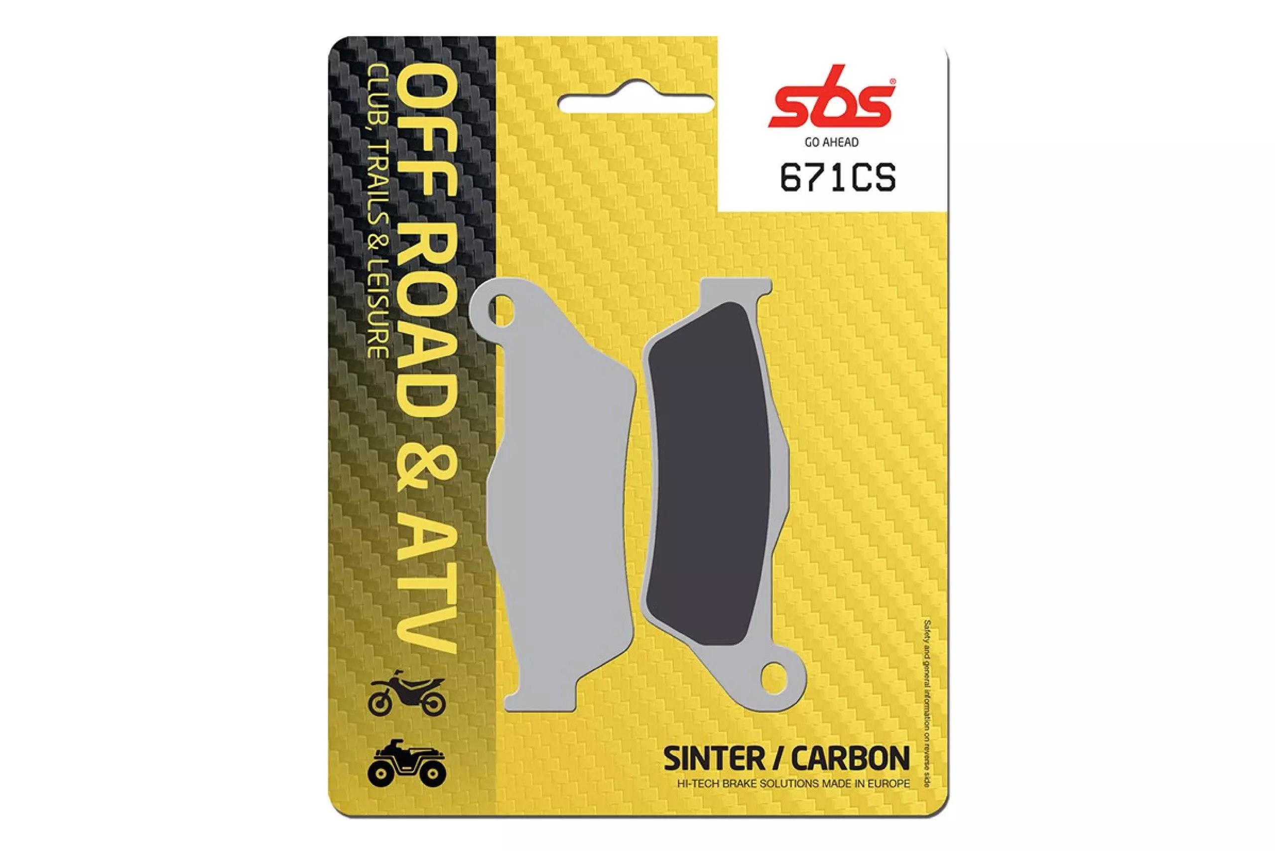 Klocki hamulcowe KH181 OFF-ROAD CARBON | 671CS