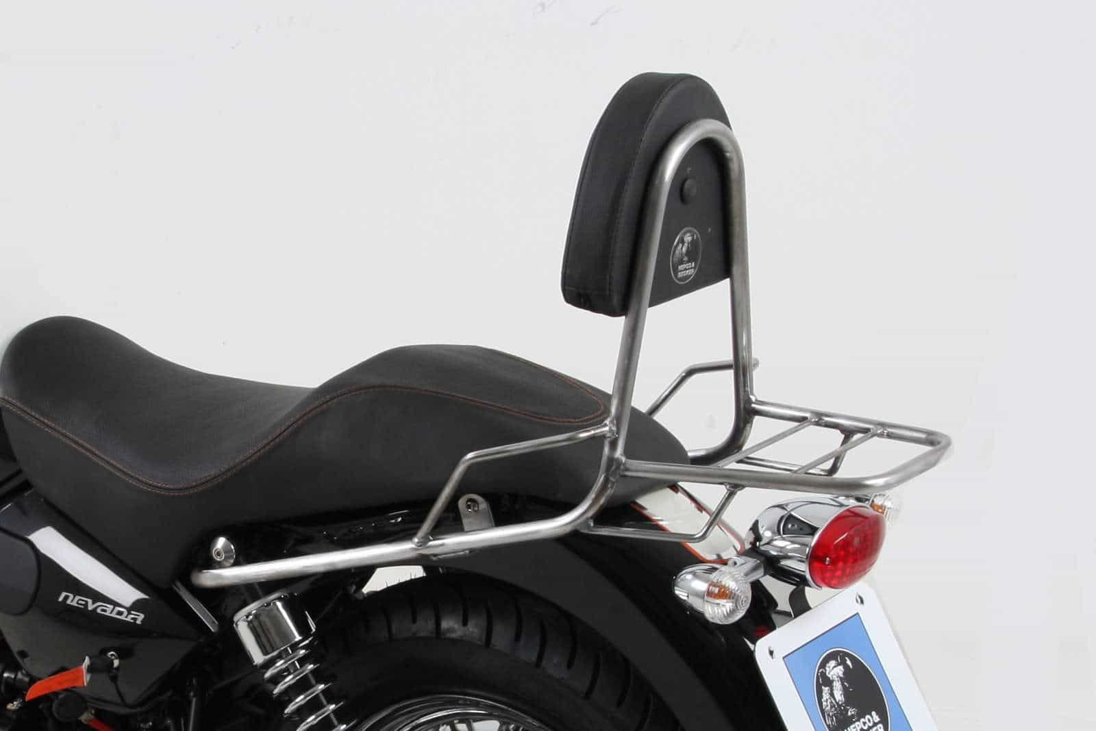 Sissybar z bagażnikiem Moto Guzzi Nevada 750 Anniversario 2010-2011 Hepco Becker | 611543 00 02