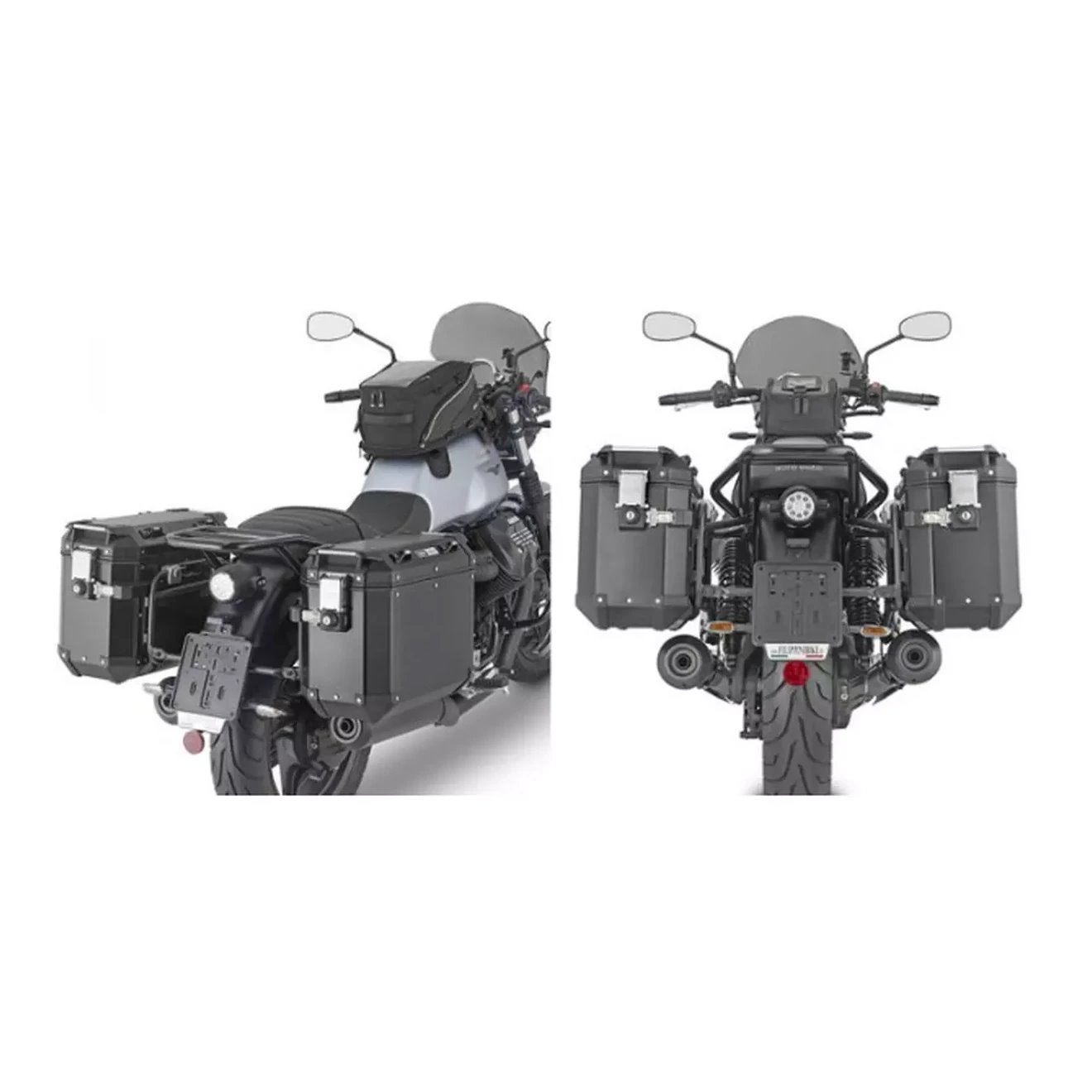 Stelaż kufrów bocznych Monokey Cam Side Moto Guzzi V7 Stone Kappa | KLO8206CAM