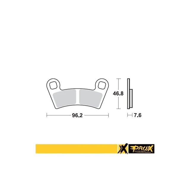 Klocki hamulcowe KH456 Polaris 450/525 Outlaw Przód ProX | 37.167102